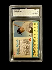 Usado, 1962 Post Cereal Life corte à mão Mickey Mantle FGS 9 cartão perfeito #5 New York Yankees comprar usado Usado, 1962 Post Cereal Life corte à mão Mickey Mantle FGS 9 cartão perfeito #5 New York Yankees comprar usado  Enviando para Brazil
