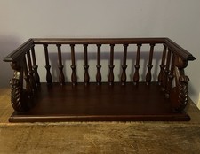 Mahogany library balustrade for sale  CHESTERFIELD