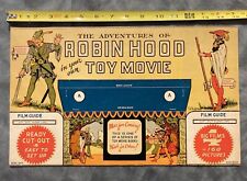 Antique Children's Toy Movie Book 1935 Robin Hood Advertising Cut-Out Film Guide comprar usado  Enviando para Brazil