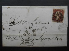 1842 red envelope for sale  PETERBOROUGH