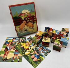 Set wooden cubes d'occasion  Expédié en Belgium