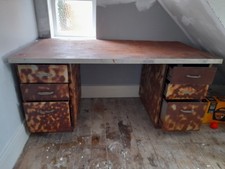 Metal work desk for sale  FLEETWOOD