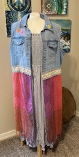 Woman bohemian denim for sale  Kingman