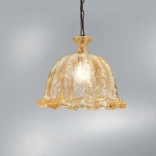 Lampadario sospensione vetro usato  Serrenti