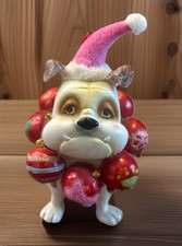 Bulldog christmas ornament for sale  Manor