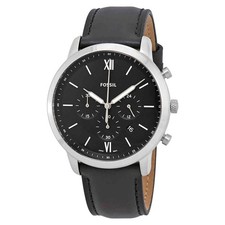 Relógio masculino Fossil Neutra cronógrafo quartzo mostrador preto FS5452 comprar usado  Enviando para Brazil