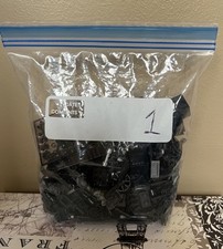 LEGO pequeños accesorios negros y transparentes, repuestos y pequeñas piezas de ladrillo. 9 oz segunda mano  Embacar hacia Mexico