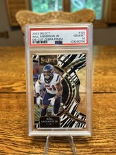 Will Anderson Jr. 2023 Select Die-Cut Premier Zebra Prizm RC PSA 10 na sprzedaż  Wysyłka do Poland