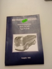 Betriebsanleitung multicar gebraucht kaufen  Dresden