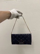 VERSACE Barroco Carteira de Couro Floral Ouro Azul Corrente Transversal Micro Bolsa Com Caixa comprar usado VERSACE Barroco Carteira de Couro Floral Ouro Azul Corrente Transversal Micro Bolsa Com Caixa comprar usado  Enviando para Brazil