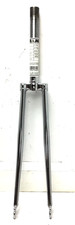 Garfo coroado Pyramid 27" bicicleta de estrada 22,2mm 1" cromado 200mm 100mm bicicleta roscada, usado comprar usado  Enviando para Brazil