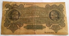Banconota polonia 10000 usato  Ruvo di Puglia