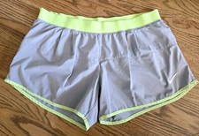 Shorts feminino Nike Dri-fit corrida treinamento atlético academia tamanho G cinza  comprar usado  Enviando para Brazil