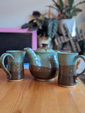 Handmade stoneware teapot for sale  BRADFORD
