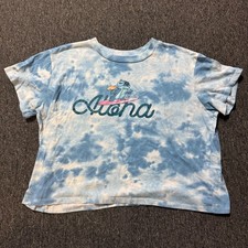 Camiseta feminina Lilo & Stitch Aloha surf desenho animado filme - Tamanho 2XL azul, usado comprar usado  Enviando para Brazil