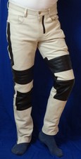 Gesteppte biker lederhose gebraucht kaufen  München