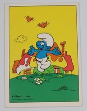 Postcard Poland Kreskówki Smerf Smerfy Peyo 1989 (7) na sprzedaż  PL