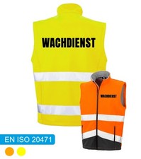 Wachdienst warnwesten sicherhe gebraucht kaufen  Legden