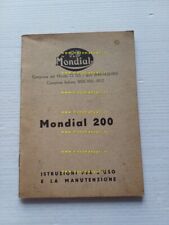 Mondial 200 1954 usato  Vimodrone