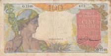 Indochine 100 piastres d'occasion  Montélimar