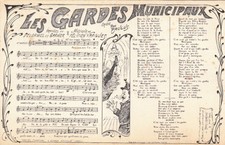 Cpa musical score d'occasion  Expédié en Belgium