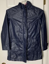 Jaqueta de chuva infantil/criança Gap azul/roxa GG (12) bolsos e capuz, usado comprar usado  Enviando para Brazil