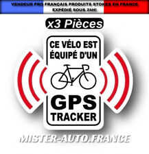 Autocollant antivol vélo d'occasion  Orange