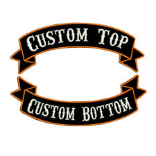 Custom embroidered rocker usato  Spedire a Italy