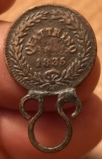 Moneta quattrino 1835 usato  Olbia