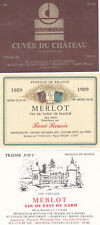 étiquettes vin lot d'occasion  Saint-Igny-de-Vers