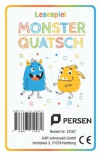 Lesespiel monster quatsch gebraucht kaufen  Bayreuth