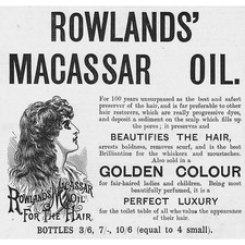 Rowlands macassar oil for sale  GLASGOW