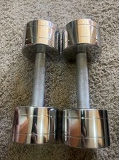 Pair chrome dumbbells for sale  Reno