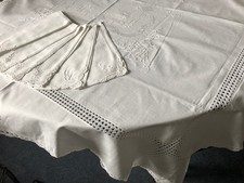 Vintage white crochet for sale  BLAENAU FFESTINIOG