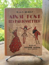 Livre ancien marionnettes d'occasion  Nègrepelisse