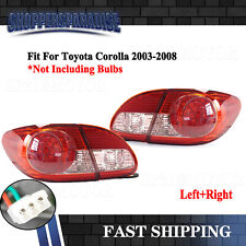 Conjunto de lâmpadas de freio esquerda+direita para Toyota Corolla 2003-2008 LED luz traseira vermelha comprar usado  Enviando para Brazil