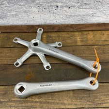 Vintage Sugino AS Conjunto de Manivela Forjado 170 mm 144 BCD Double Road Eroica Race comprar usado  Enviando para Brazil