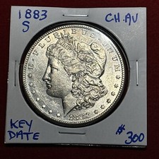 1883 S Morgan dólar de prata data chave quase não circulada comprar usado  Enviando para Brazil