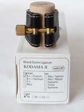 Clarinete Ishimori Woodstone Kodama II Bb estilo francês ligadura/tampa sem reserva comprar usado  Enviando para Brazil
