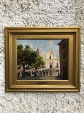 Quadro piazza con usato  Calvizzano