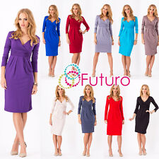 Usado, Vestido feminino gola V jersey coquetel escritório bolha tamanho 8-18 6801 comprar usado Usado, Vestido feminino gola V jersey coquetel escritório bolha tamanho 8-18 6801 comprar usado  Enviando para Brazil