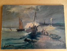 Peinture ancienne école d'occasion  Locminé