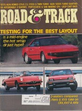 Road track 1985 for sale  Hartford
