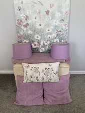 Bedding accessories mauve for sale  HALIFAX
