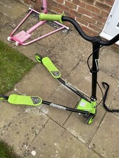 Wiggle scooter green for sale  STOWMARKET