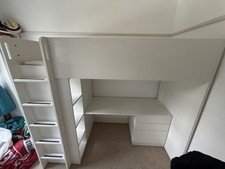 Cabin bed desk for sale  NORTHAMPTON
