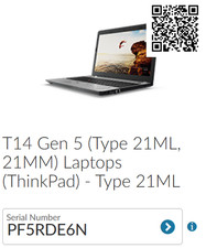 Usado, NOVO! Notebook Lenovo ThinkPad T14 Gen 5 14" / 1 TB / 32 GB / Intel Ultra 7 / WNTY comprar usado  Enviando para Brazil