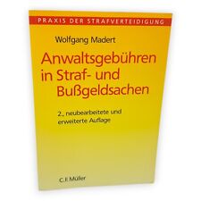 Anwaltsgebühren straf bußgel gebraucht kaufen  Zeitz