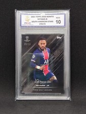 Neymar Jr PSG Topps 2021 O jogo bonito south american stars 5/10 MGC 10, usado comprar usado  Enviando para Brazil