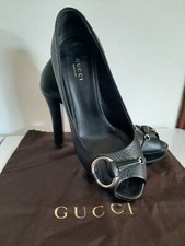 Scarpe gucci peep usato  Villarbasse